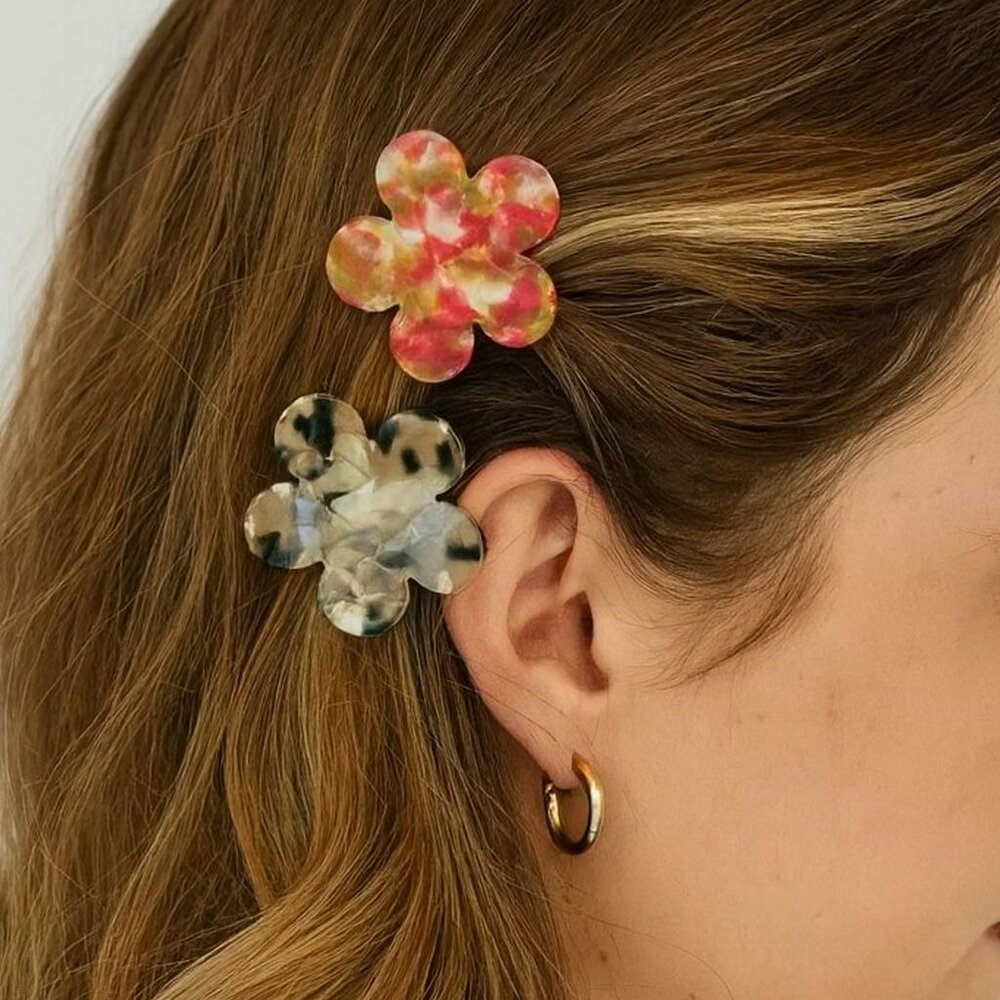 Floral Hair Clips